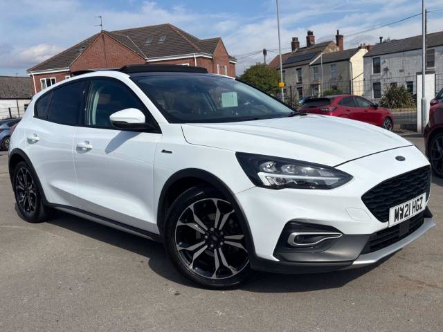 Ford Focus 1.5 EcoBlue Active X Euro 6 (s/s) 5dr Hatchback Diesel Frozen White