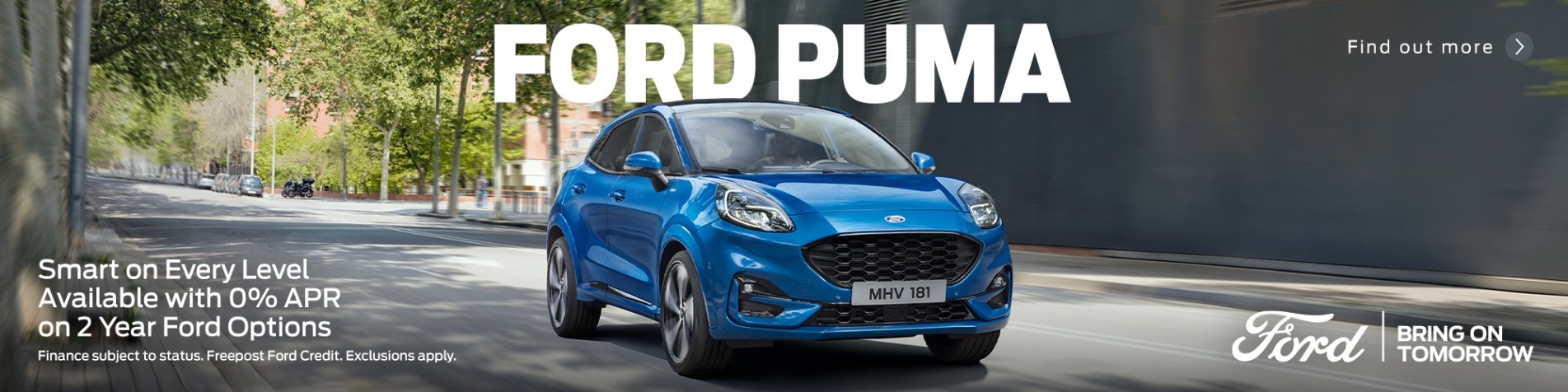 Ford Puma 0% Banner Q2